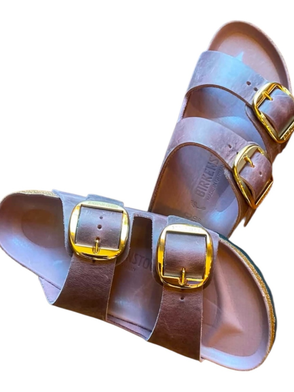 New Birkenstock Shoes Purplish/Brown size 40